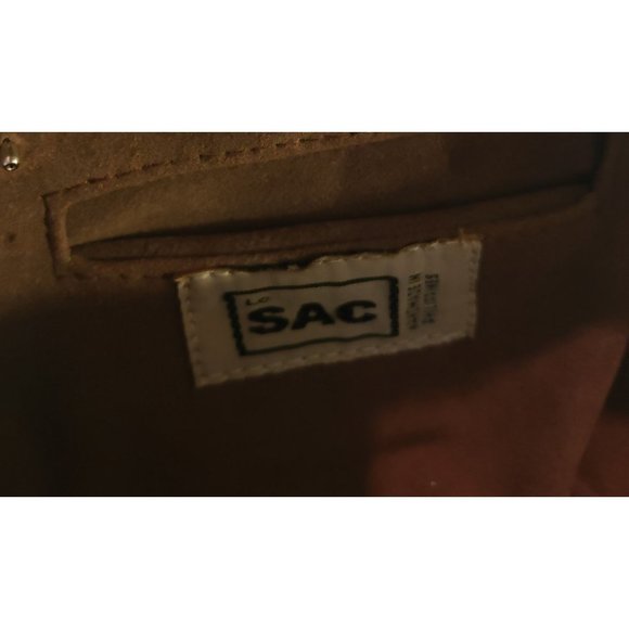 Le Sac vintage mini clutch woven rounded edge - Picture 7 of 12